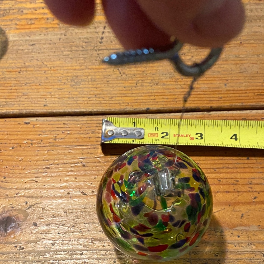 Colorful Glass Ornament